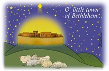 Christmas Card - O little town of Bethlehem